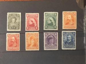 Stamps Canada Newfoundland Sc78-85 Royal Family mint set, see details. - Picture 1 of 8