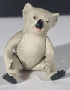 Handmade Articulated Ceramic Koala Figurine | Hand Painted Australian Art - Picture 1 of 4