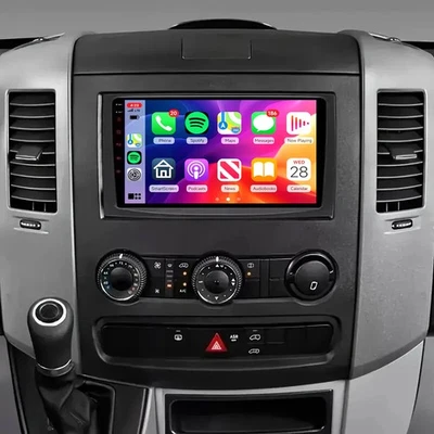 Radio de coche Apple CarPlay GPS navegación para Mercedes Benz Sprinter 2006-2017 Android 13 Foto 1 de 4