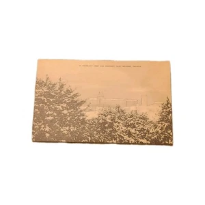 Cartolina d'epoca St Meinrad's Abbey and Seminary Saint Meinrad Indiana RPPC - Foto 1 di 2