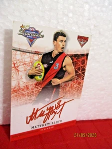 Matthew Lloyd 2007 Select Gold Signature Promo AFL SPORTS TRADING CARD Essendon - Picture 1 of 2