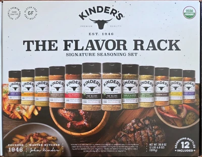 Kinder’s The Flavor Rack Signature Seasoning Set - ( 12 Pack)