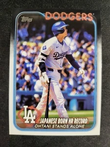 Tarjeta de registro de recursos humanos japonesa Shohei Ohtani Topps Update 2024 #us124 Dodgers - Imagen 1 de 2