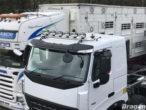 Roof Bar + Beacons + Spot Lamps + Air Horns For Iveco Trakker Day Std Sleeper - Picture 1 of 9