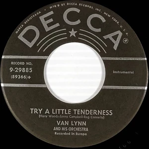 Van Lynn & His Orchestra - Lullaby of Birdland / Try A Little Tenderness [7" 45] - Picture 1 of 1