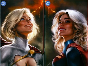 2 issues - SUPERGIRL #3 F&I - 2025 - Cohen and Parrillo Connecting Virgin Covers - Bild 1 von 1