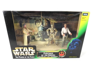 Star Wars Poder de la Fuerza Compra de los Droides, Lars, C-3P0, Skywalker, Sin usar, en caja Foto 1 de 4