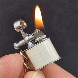 Mini briquet essence EVANUS Chrome&blanc Bras Levé-Petrol Lighter-Feuerzeug-打火机 - Bild 1 von 19