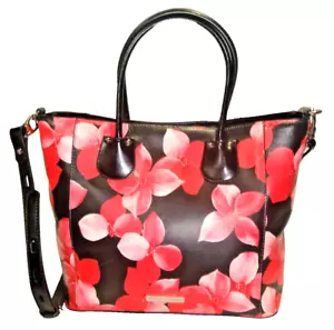 Splendida borsa a tracolla Charles Jourdan in morbida pelle stampa floreale come nuova! - Foto 1 di 16