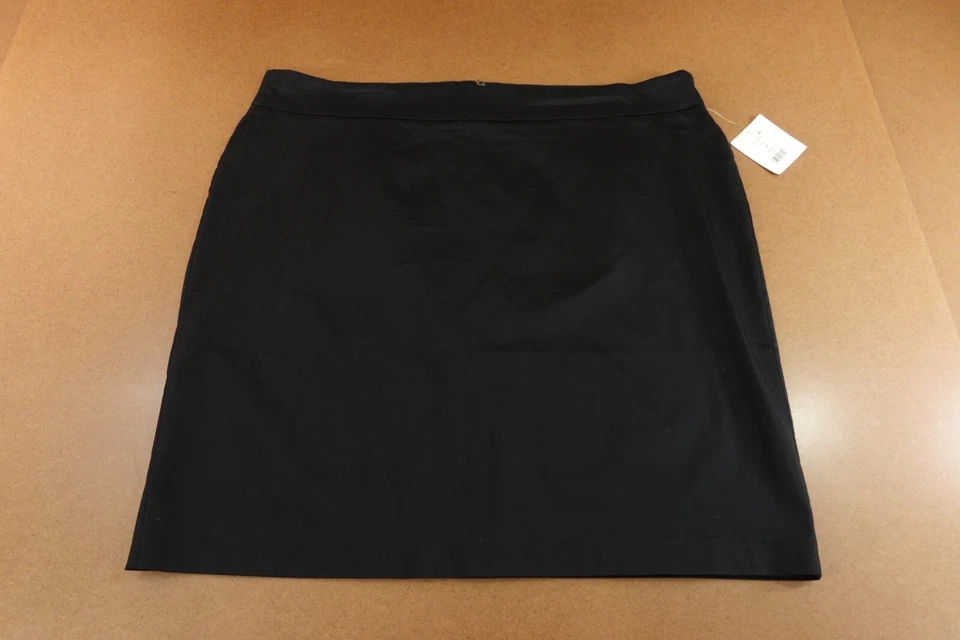 Minifalda recta clásica negra 89th & Madison para mujer talla 22W nueva con etiquetas Foto 1 de 4