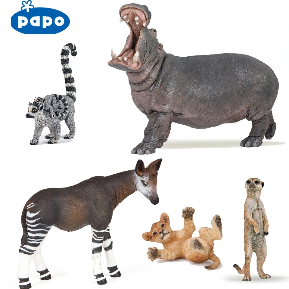 PAPO Wild Animal Kingdom AFRICA - Choose from 52 different animals all with Tags