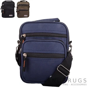 Bolso de hombro multifuncional estilo lino unisex bolso utilitario trabilla de cinturón - Imagen 1 de 10