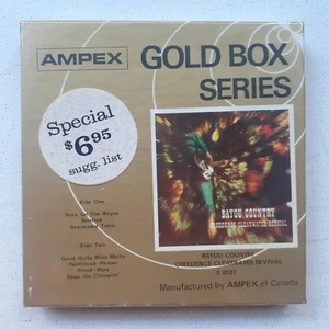 Creedence Clearwater Revival Ampex Canada Gold Box Series Reel-to-Reel Tape 1969 - Foto 1 di 10