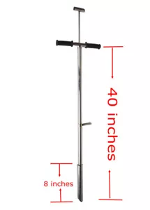 Soil Probe Sampler with Sample Ejector Stainless Steel Gator Probe Step Tube - Picture 1 of 7
