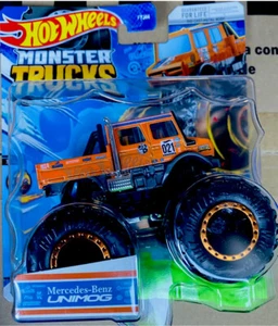 hot wheels Monster Trucks Mercedes-Benz Unimog Orange - Picture 1 of 2
