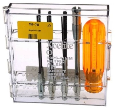 Xcelite by Weller HEX KEY SET 99PS41MMN 9Pcs Metric, Nickel Chrome Plated - Image 1 of 3