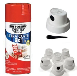 5 Spray NOZZLES for Rust-Oleum Painter's Touch 2X Ultra Cover Spray Paint, 12oz - Picture 1 of 8