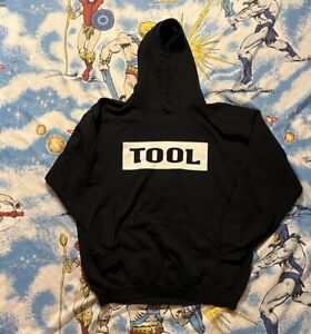 Vintage 90's 1991 Tool Band Wrench Logo Hoodie Sweatshirt Men's Size Large EUC