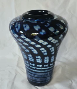 Gorgeous David Hartman studio large glass vase, from Kauai, Hawaii - Picture 1 of 11
