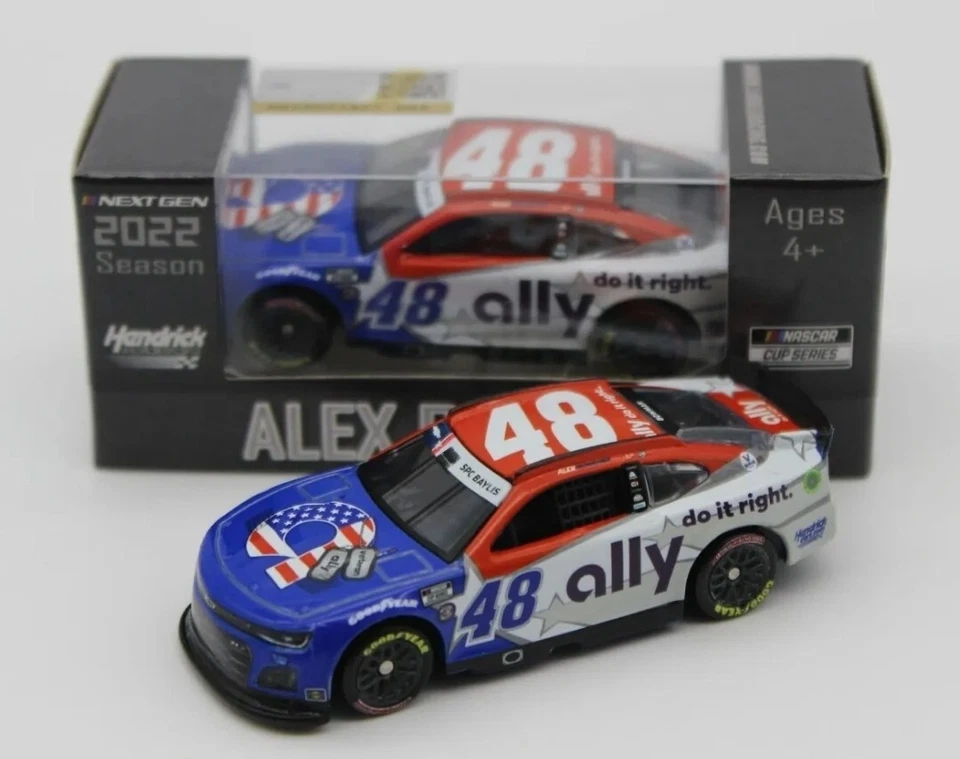 2022 Alex Bowman #48 Ally Salutes 1:64 Nascar Toy Race Car New In Package  - Image 1 of 1