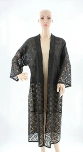 Nuevo Vince Camuto Parche Encaje Cubrimiento Kimono Nuevo con Etiquetas #K92 - Imagen 1 de 2