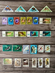 Postmarken UdSSR Tierwelt Tiere Vögel Dinosaurier - Bild 1 von 3