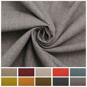 TRADITIONAL GENUINE SOFT PLAIN THICK WOOL UPHOLSTERY SEATING CURTAIN FABRIC - Picture 1 of 62