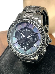 Judith Ripka Reloj Mujer Cuarzo Cronógrafo Negro Acero Inoxidable 38mm - Imagen 1 de 14