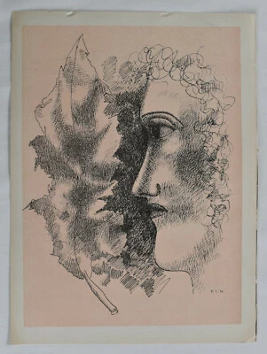 LITOGRAFÍA ORIGINAL FERNAND LEGER & PAUL KLEE, 1939 Foto 1 de 2