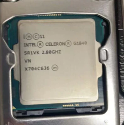 Intel Celeron g1840 CPU processor 2.8ghz/5 GT/s (SR 1 VK) LGA 1150 socket h3 - Image 1 of 3