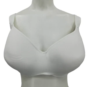 Cacique glatter leicht gefütterter Balconette Bügel BH Gr. 44DDD weiß - Bild 1 von 9