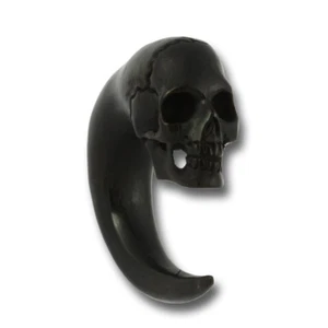 6 / 8 / 10 mm SKULL Dehnungssichel Horn Lobe Tunnel Ohr Piercing 142 - Bild 1 von 1