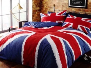 Rapport Union Jack Flagge Bettdecken-Set Single GÜNSTIGSTE BEI EBAY - Bild 1 von 1
