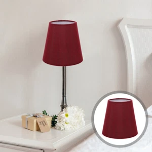 2 Pcs Lampshade Wall Light Small Clip on Shades Fabric Lampshades - Picture 1 of 12