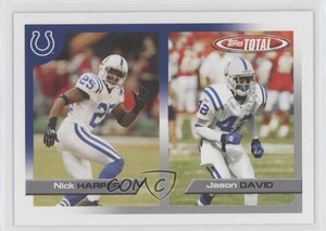 2005 Topps Total Nick Harper Jason David #113