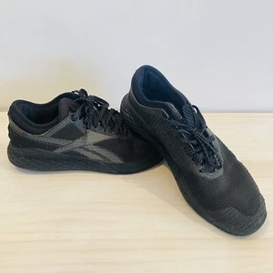 Mens Reebok CrossFit Nano 9 Size 10.5 Athletic Weightlifting Trainers Shoes Blac - Picture 1 of 13