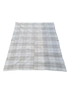 Lona Lino Tejido Antiguo Homespun Tela Antiguo Original Natural RaroVintage - Imagen 1 de 11
