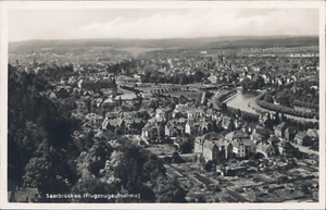 AK Saarbrücken, Fliegeraufnahme, Blick auf den Saarverlauf - Bild 1 von 2