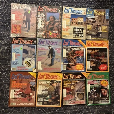 Full Year 1983 LOST TREASURE Magazine Lot Vintage Metal Detecting Treas Hunting - Image 1 of 4