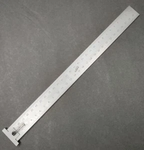 iGaging metric hook rule ruler 200mm machinist wood working 0.5mm 1mm increments - Picture 1 of 4