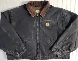 Carhartt Black J97 Detroit Blanket Lined Jacket - Size 5XL  - Bild 1 von 18