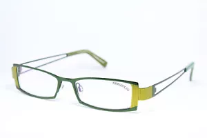 FASHION LINE Brille Eyeglasses Occhiali Gafas Bril Flat Schmal Grün Green 2270 - Picture 1 of 5