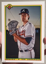 IAN ANDERSON 2020 BOWMAN 1990 BOWMAN JUMBO SP 5x7 #/49 ATLANTA BRAVES