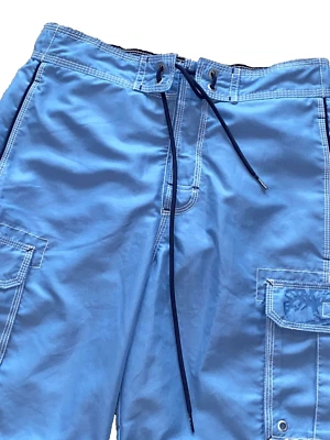 Bañador Timberland Cargo Talla Pequeña Entrepierna 10" Azul Claro Foto 1 de 4
