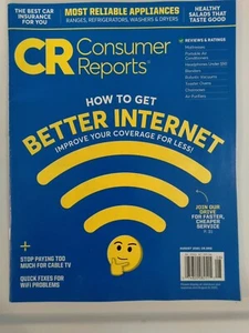 Consumer Reports Magazine   August 2021  How to get better Internet M12 - Picture 1 of 2