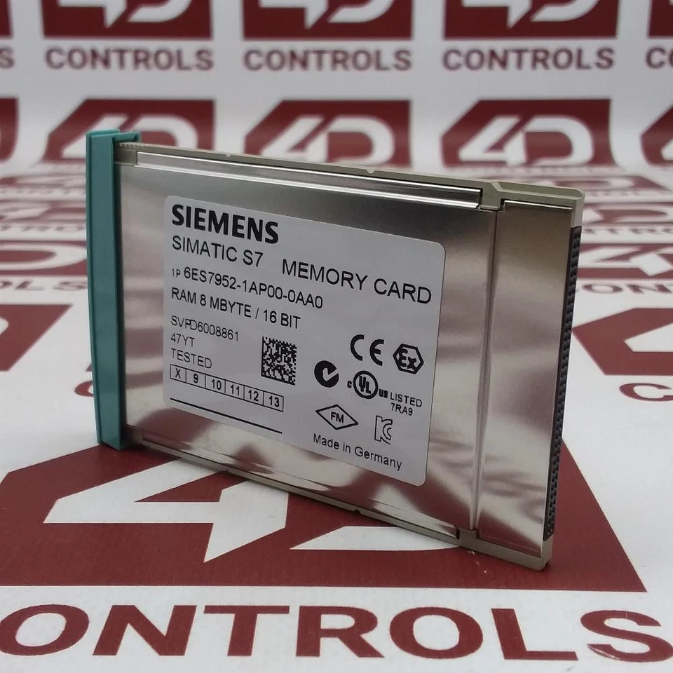 6ES7952-1AP00-0AA0 | Siemens | Simatic S7-MC952 Memory Card, 8MB, Used (UPP) - Image 1 of 1