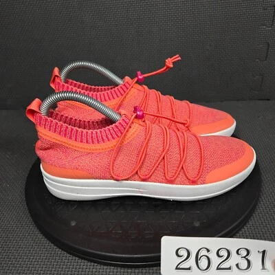 Zapatos sin cordones Fitflop Uberknit Ghillie para mujer talla 7 naranja blanco Foto 1 de 4