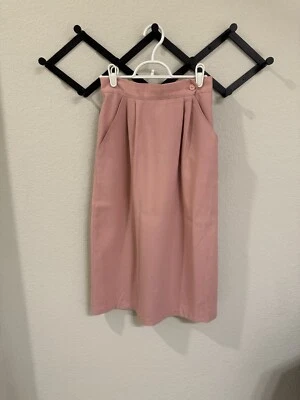 Falda Rosa Act III Vintage Años 70 Talla 9/10 Hecha en EE. UU. (Se Ajusta como una XS/S) Foto 1 de 4