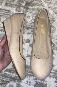 DREAM PAIRS Wedge Shoe Women 8.5 Nude Pump Debbie Comfort - Picture 1 of 12