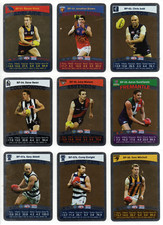 2010 AFL TEAMCOACH WILDCARD (2009 BEST & FAIREST) - FULL SET 17 MINT FOIL CARDS
